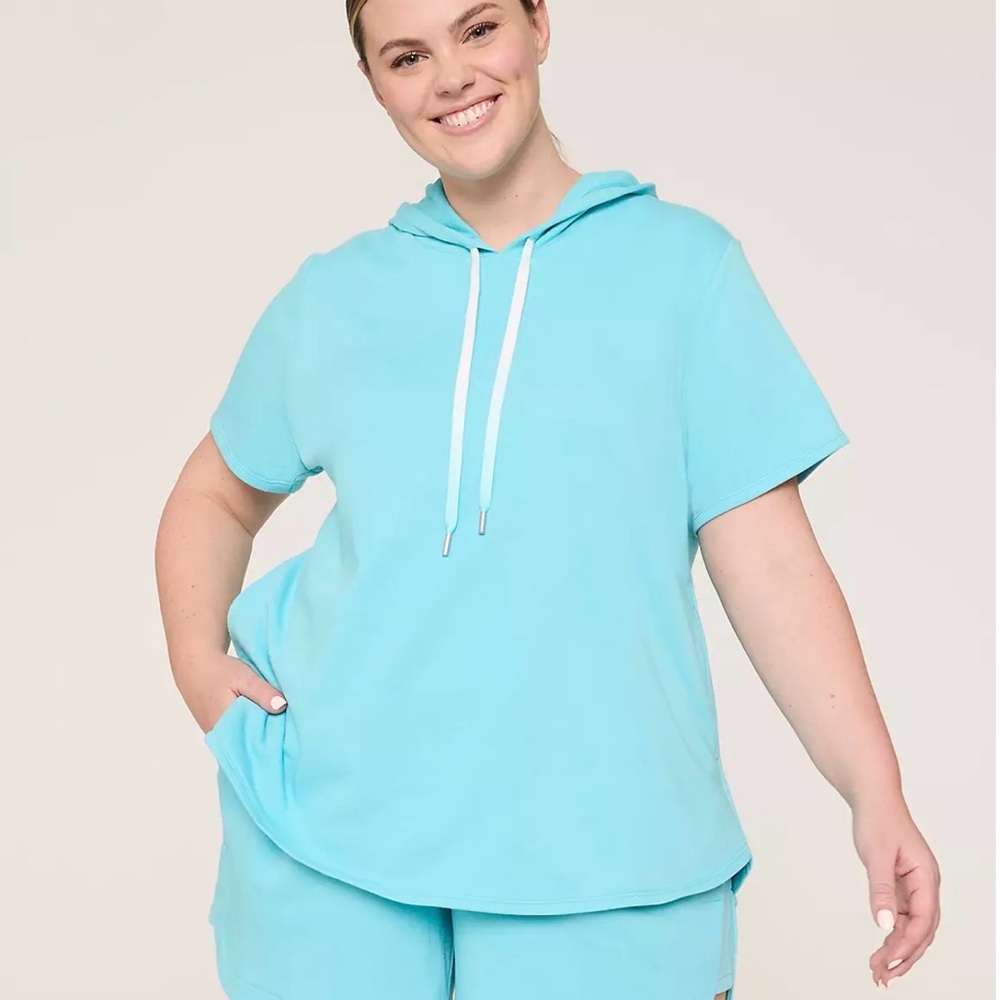 Lane Bryant Light Blue Hoodie